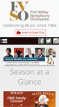 Mobile Screenshot of foxvalleysymphony.com